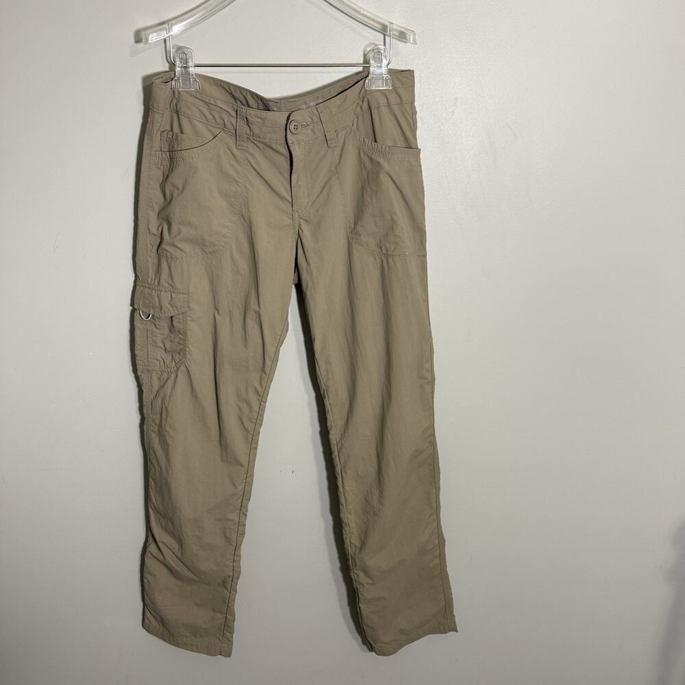 Mountain Hardwear Womens 10/42 Nylon Pockets Hiking Tan Brown